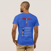T-shirt Tour de communication JML Logo Worker (Dos entier)