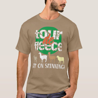 T-shirt Tour de Fleece Fiber pour la rotation des roues Ha