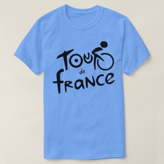 T-shirt Tour De France À Vélo (Design devant)