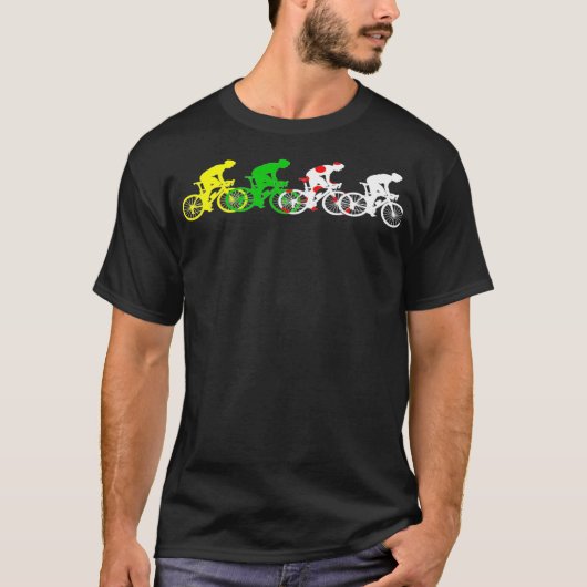 T-shirt tour de France de cyclinr (Devant)