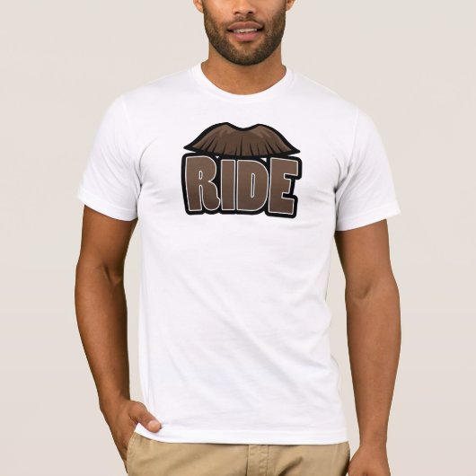 T-shirt Tour de moustache (Devant)