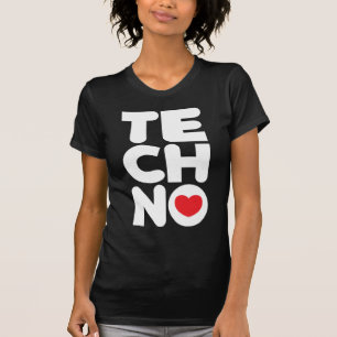 T-shirt Tour de techno