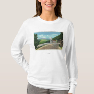 T-shirt Tour de tour et d'observation d'épingle à cheveu