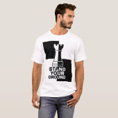 T-shirt Tour d'échecs Stand Your Ground (Devant entier)