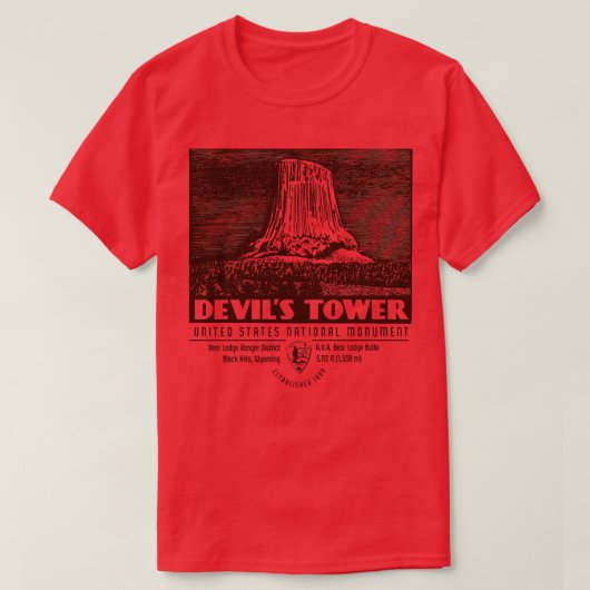 T-shirt Tour Devils (Design devant)