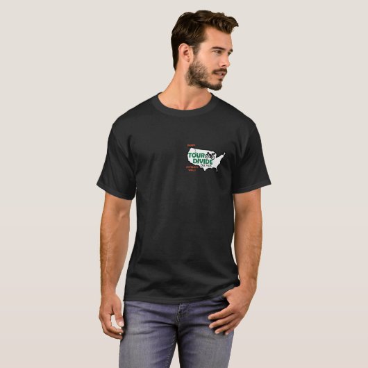 T-shirt Tour Divide Elevation Profile (Devant entier)