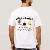 T-shirt Tour du monde de rétrospection (Dos)