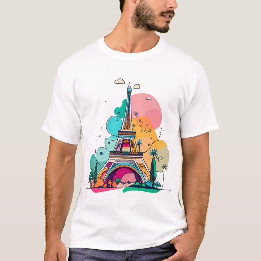 T-shirt Tour Eiffel (Devant)