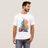 T-shirt Tour Eiffel (Devant entier)