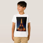 T-shirt tour Eiffel à Paris (Devant entier)