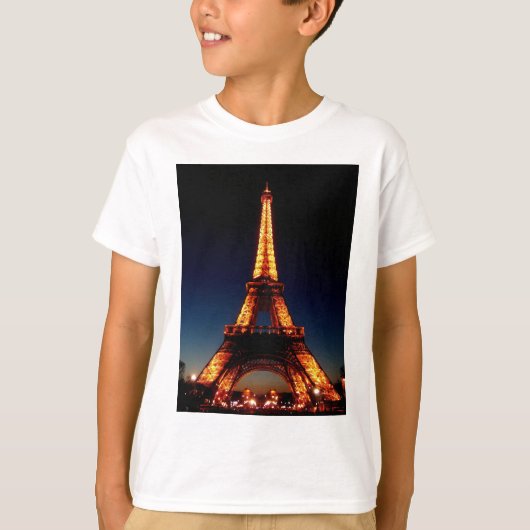 T-shirt tour Eiffel à Paris (Devant)