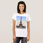 T-shirt Tour Eiffel au 19ème siècle Paris (Devant entier)