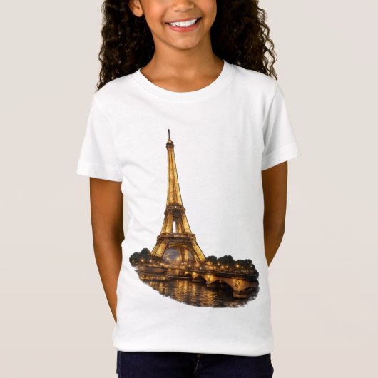 T-Shirt Tour Eiffel – Conception de voyage à Paris (Devant)