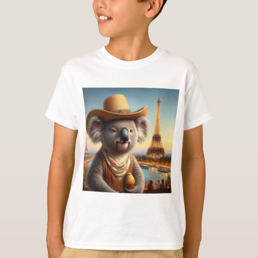 T-shirt Tour Eiffel de Koala (Devant)