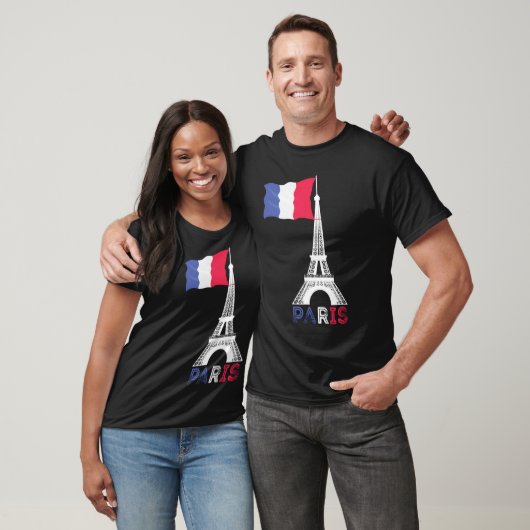 T-shirt Tour Eiffel de Paris (Unisexe)