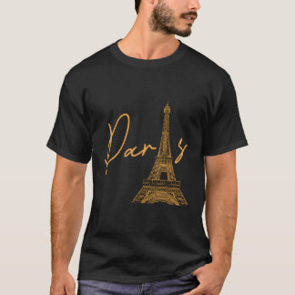 T-shirt Tour Eiffel France Voyage en Europe