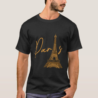 T-shirt Tour Eiffel France Voyage en Europe