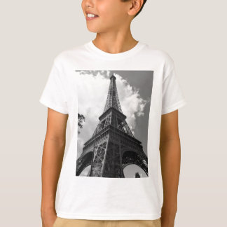 T-shirt Tour Eiffel noir et blanc à Paris