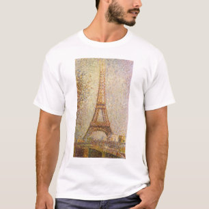 T-shirt Tour Eiffel par Georges Seurat, Art Vintage