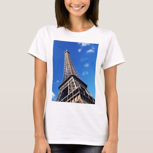 T-shirt Tour Eiffel Paris Europe Travel (Devant)