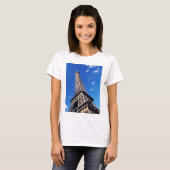 T-shirt Tour Eiffel Paris Europe Travel (Devant entier)