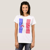 T-shirt Tour Eiffel Solidarité Liberté (Devant entier)