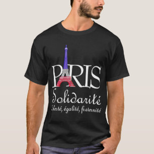 T-shirt Tour Eiffel Solidarité Liberté