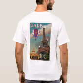 T-shirt Tour Eiffel vintage (Dos)