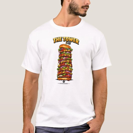T-shirt Tour graphique ultime du géant cheeseburger (Devant)
