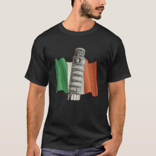 T-shirt Tour penchée de Pise Italie Toscane monument terre