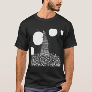 T-shirt Tour sombre