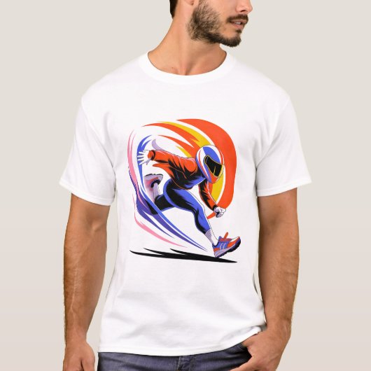 T-Shirt Tourbillon Coureur de Casque Dynamique Spr (Devant)