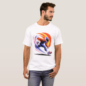 T-Shirt Tourbillon Coureur de Casque Dynamique Spr (Devant entier)