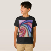 T-shirt Tourbillon d'aquarelle (Devant entier)