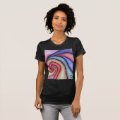 T-shirt Tourbillon d'aquarelle (Devant entier)