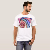 T-shirt Tourbillon d'aquarelle (Devant entier)