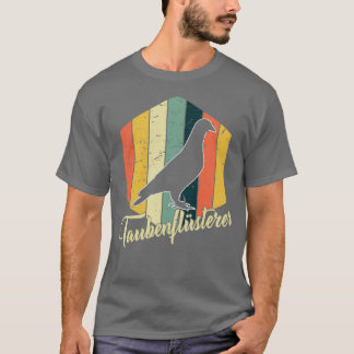 T-shirt Tourbillon de colombe Retro Vintage 1