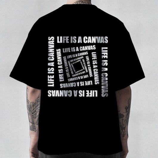 T-shirt Tourbillon de Créativité - La vie est une toile Mi