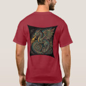 T-shirt Tourbillon de dragon (Dos)