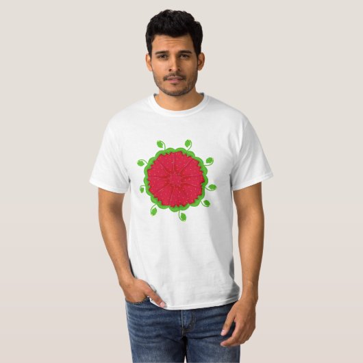 T-Shirt Tourbillon de Fraises (Devant entier)