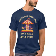 T-shirt « Tourbillonnant à travers une balade à la