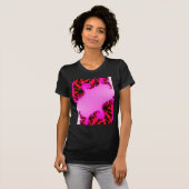 T-shirt Tourbillons roses (Devant entier)