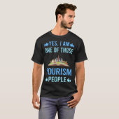T-shirt Tourisme de ces gens (Devant entier)