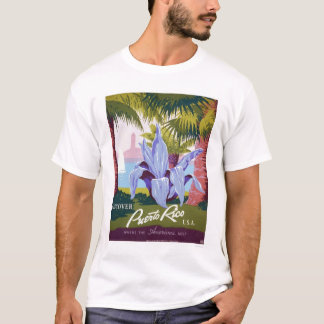 T-shirt Tourisme de Porto Rico WPA 1940