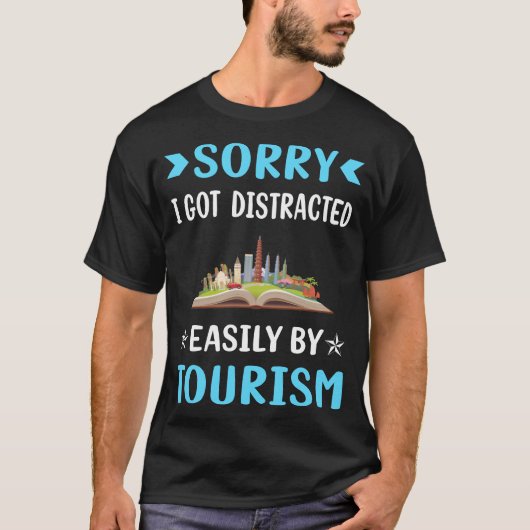 T-shirt Tourisme distrait (Devant)