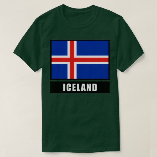 T-shirt Tourisme islandais (Design devant)