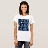 T-shirt Touriste (Devant entier)