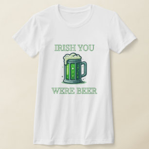 T-shirt Tourne de bière verte