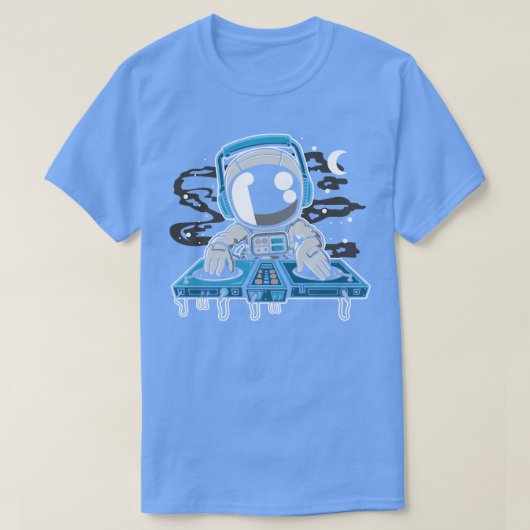 T-SHIRT TOURNE-DISQUE ASTRONAUT (Design devant)