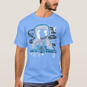 T-SHIRT TOURNE-DISQUE ASTRONAUT